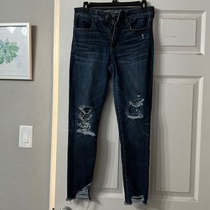 American eagle next level stretch jogging crop worn once